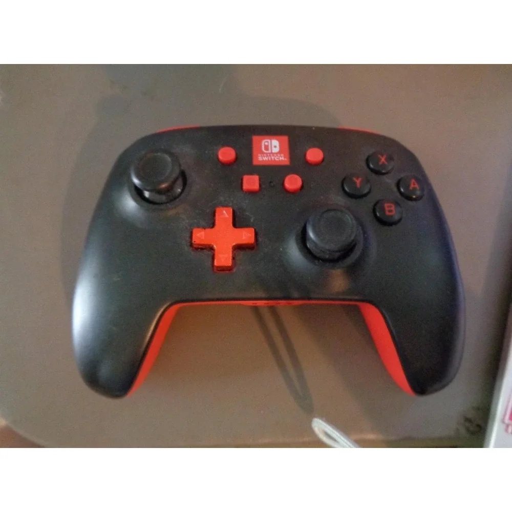 Nintendo Switch Wireless Controller Red Black Power A
